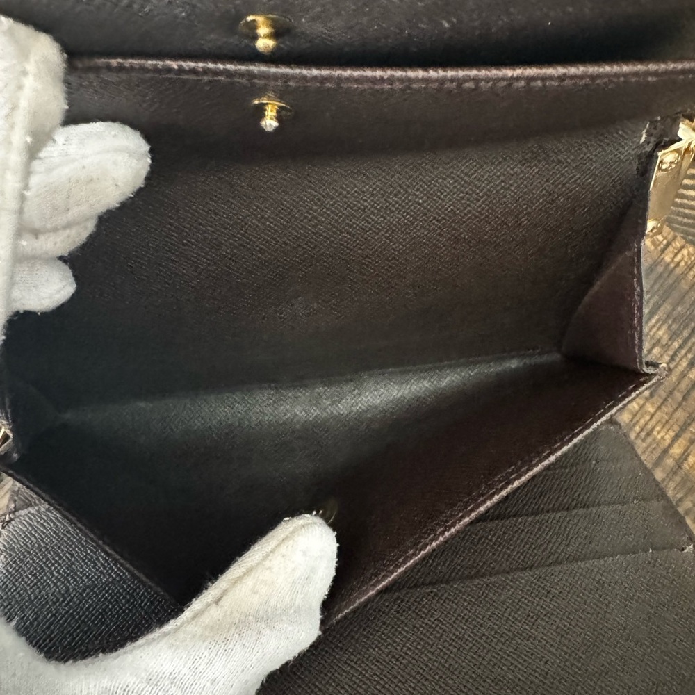 Louis Vuitton international damier wallet Preloved converted Crossbody - Picture 12 of 16